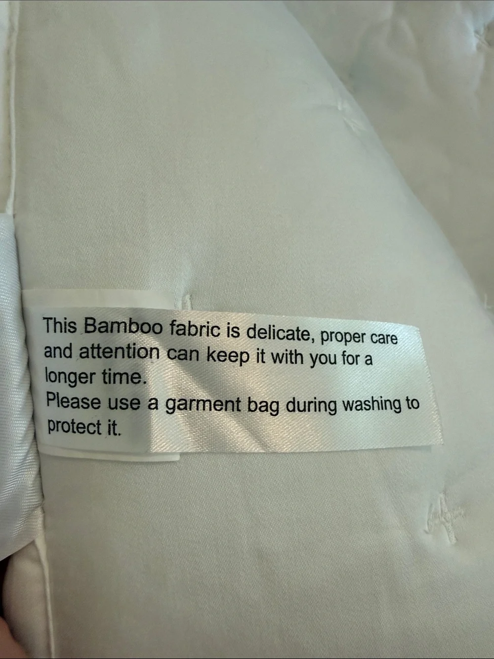 Quince Bamboo Dream Quilt – Full/Queen – White – No Shams